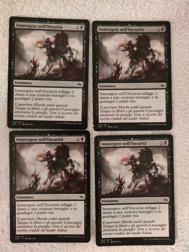 Mtg set Immergere nell' oscurità