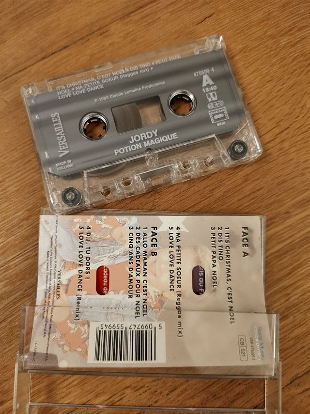 Audiocassetta Jordy Potion magique 1993