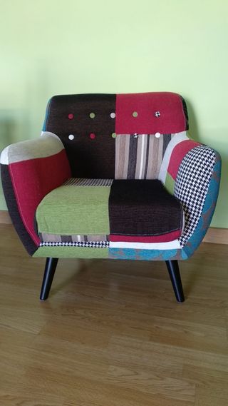 Butaca sillón versa-home pachtwork