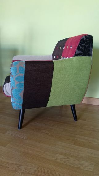 Butaca sillón versa-home pachtwork