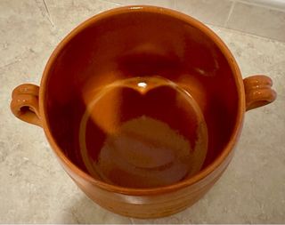 Pentola coperchio terra da fuoco Pasquinucci 