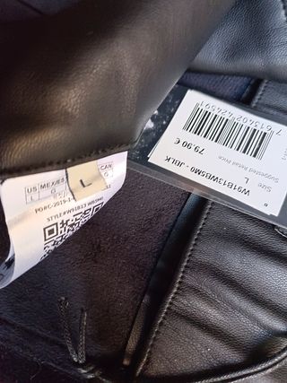 Pantalón polipiel Guess nuevo