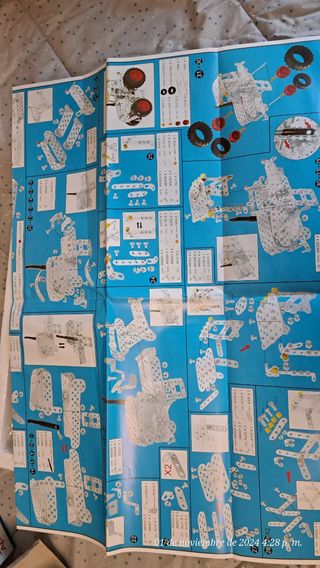 Tractor construcción metálico volquete