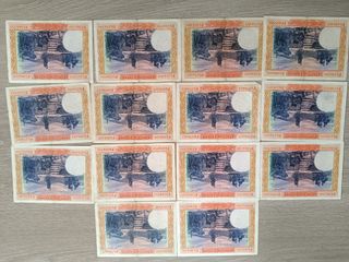 Lote 14 billetes 100 pesetas de 1925