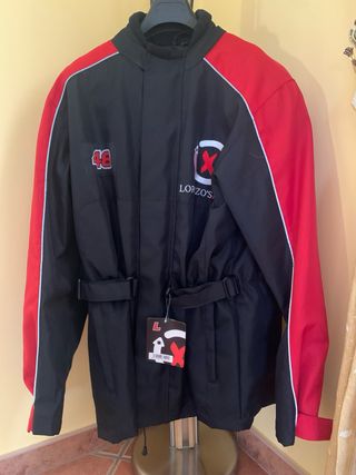 Chaqueta moto hombre