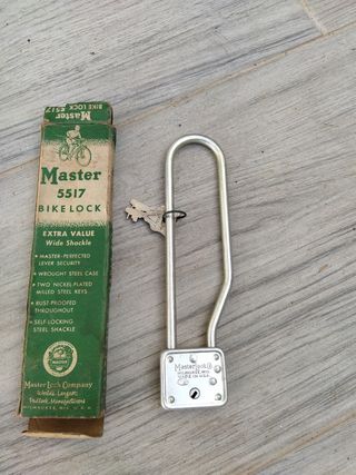 Candado de bicicleta "vintage"