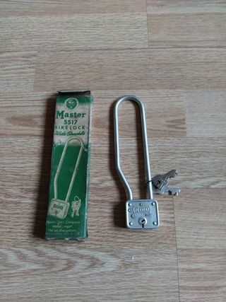Candado de bicicleta "vintage"