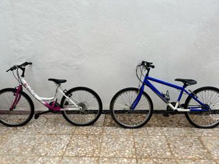 BICICLETAS AZUL Y ROSA