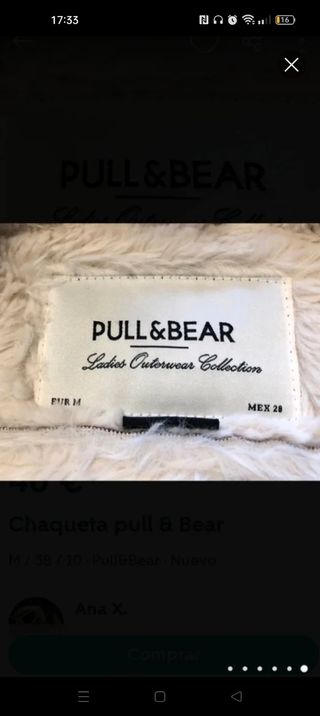 Chaqueta Pull n bear