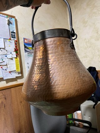 Olla antigua decobre