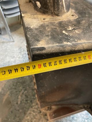 Chimenea hierro fundido casa Hergom