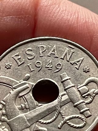 Monedas de 50cts. 1949