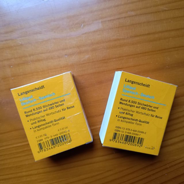 Langenscheidts Lilliput Deutsch-Spanisch.