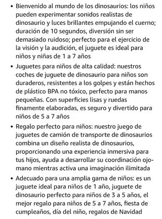 Camión dinosaurio con sonido y luces