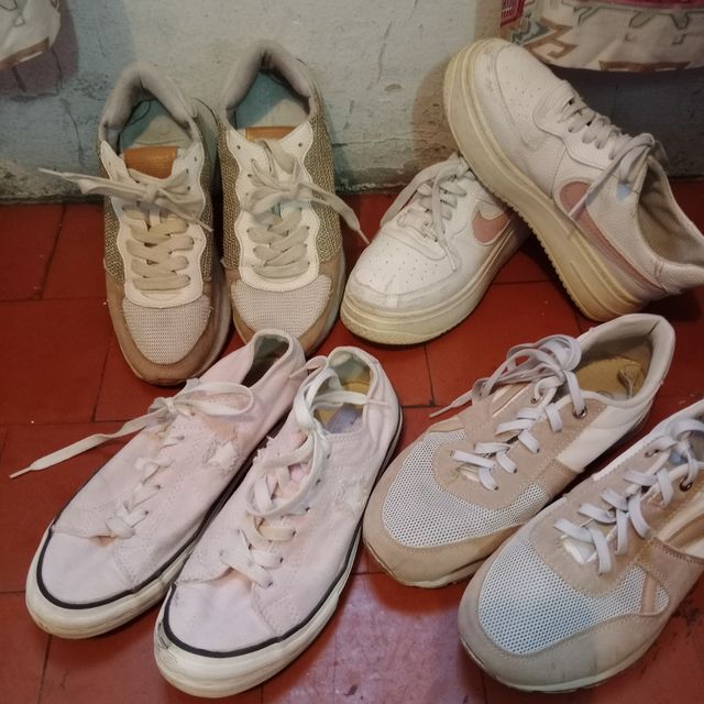 4 Zapatillas de chicas