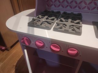 Cocina juguete madera + complementos