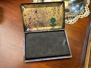 Caja metalica de almohadilla para sellos