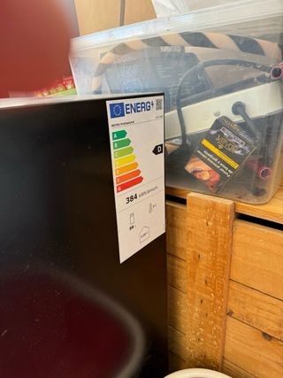 Frigobar / nevera pequeña con porta de cristal