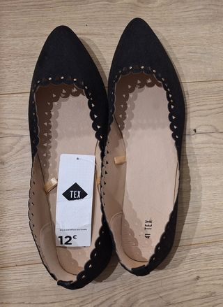 Bailarinas negras talla 41