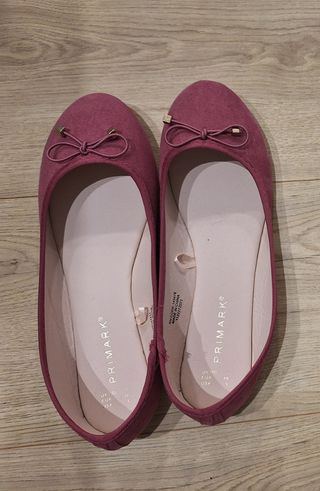 Bailarinas rosas, talla 40
