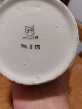 Contenitore porta dolcetti in ceramica