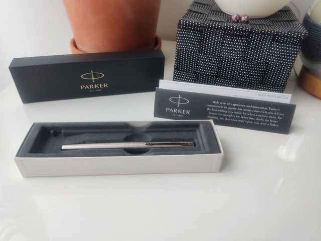 Parker Penna stilografica Jotter Stainless Steel
