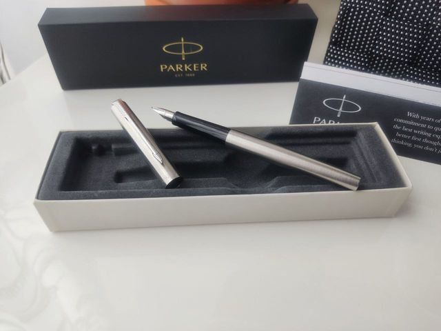 Parker Penna stilografica Jotter Stainless Steel