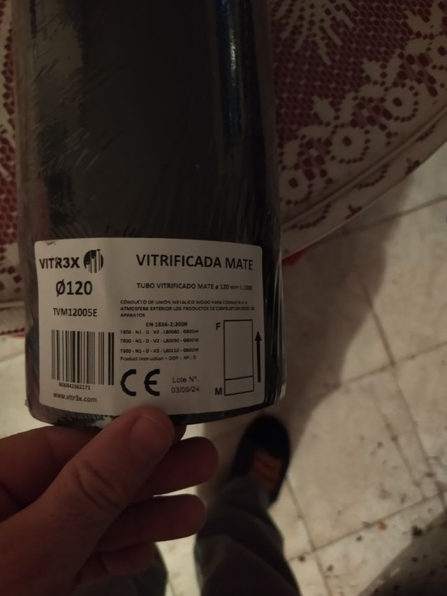 Tubo de estufa Leña