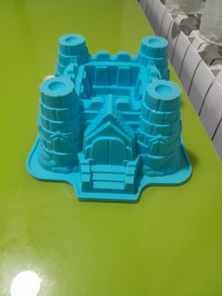 Molde castillo silicona