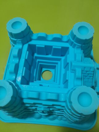 Molde castillo silicona