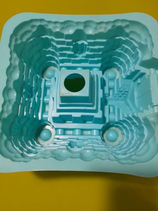 Molde castillo silicona