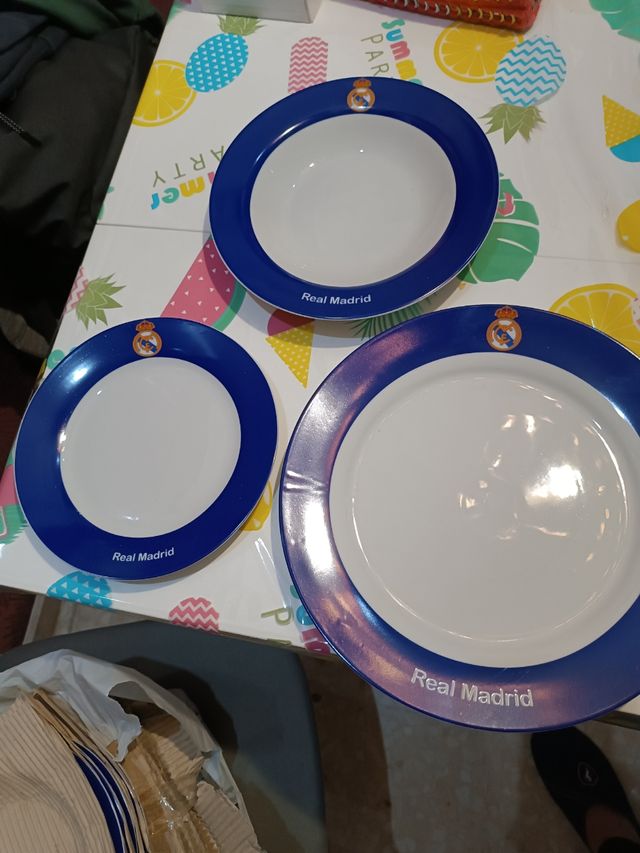 Vajilla real Madrid