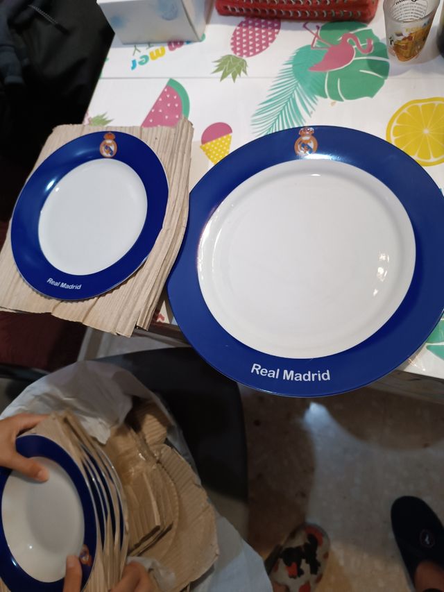 Vajilla real Madrid