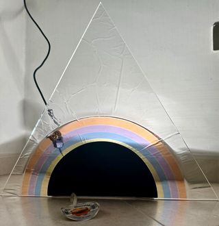 Lampada triangolo arcobaleno Profili