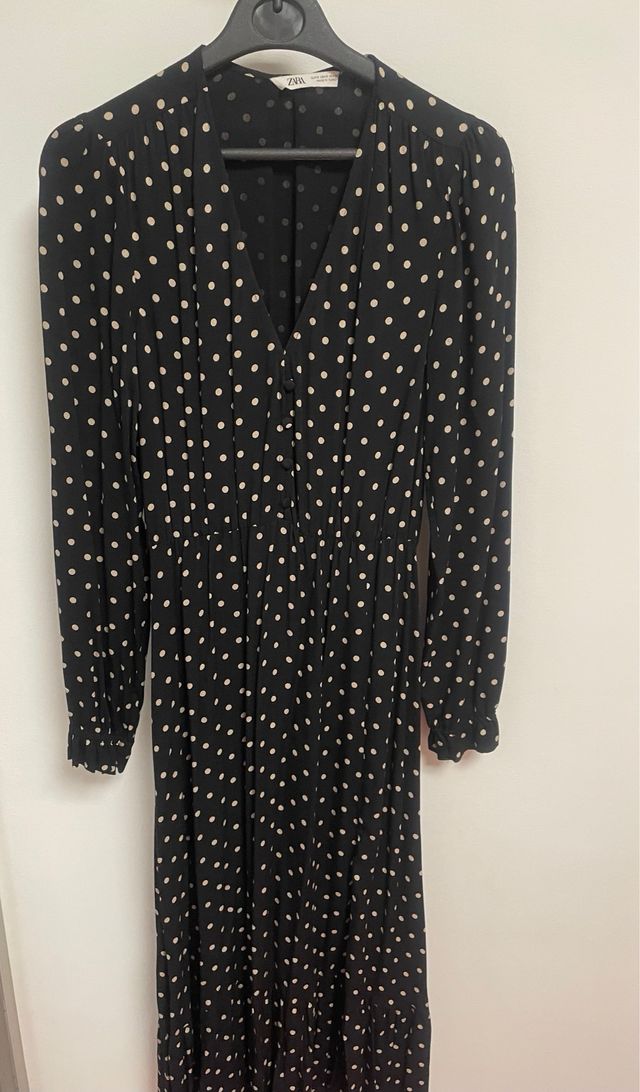 Vestido lunares Zara 