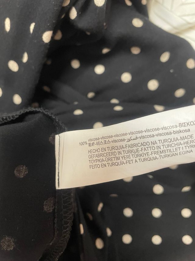 Vestido lunares Zara 