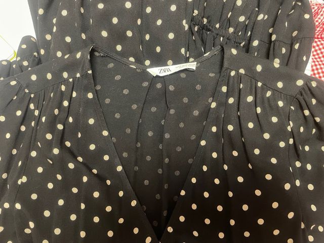 Vestido lunares Zara 