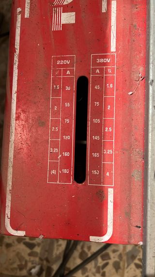 maquina grupo de soldar 220 y 380