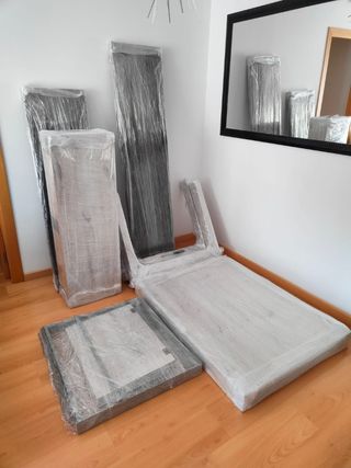 Mueble comedor y mesa extensible