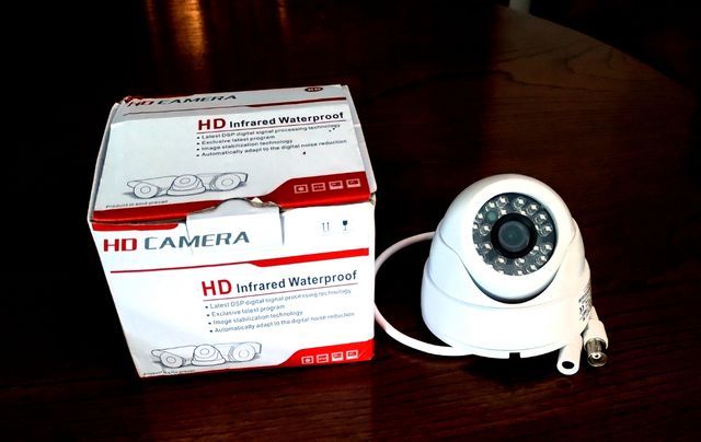 Câmera de vigilância IP nova