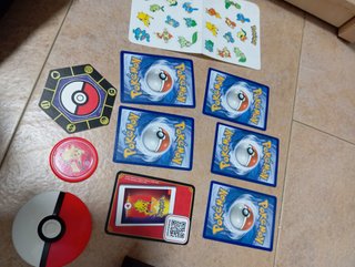 Lote Pokémon Tazos +Cartas+pegatinas,etc...
