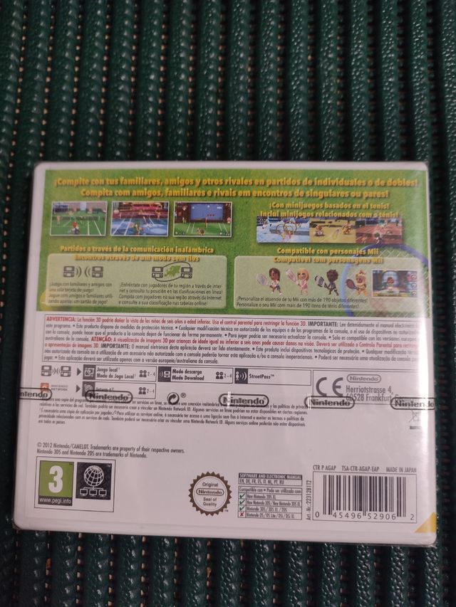 Mario open tenis PRECINTADO