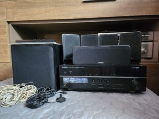 Yamaha Home Cinema 5.1 Receiver + altavoces
