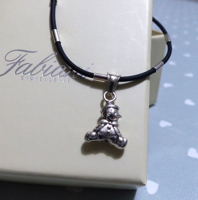 Bracciale argento 925 con ciondolo.NUOVO