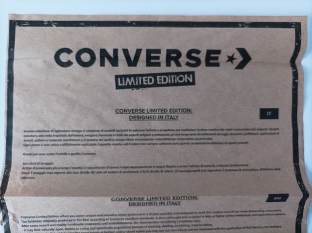 Sneakers Converse All Star Limited Edition