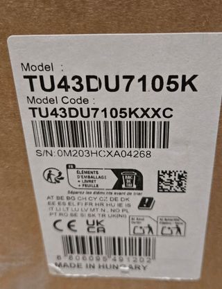 SAMSUNG TV Crystal UHD 2023 43DU7105K