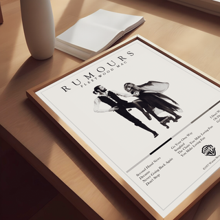 Fleetwood Mac Rumours Poster DIN A2 (sin marco).