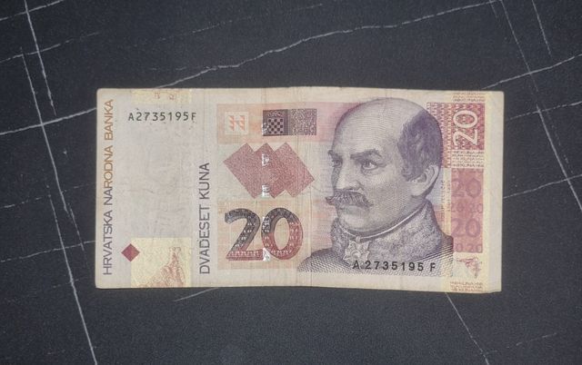 Banconota 20 Kune Croazia 2001