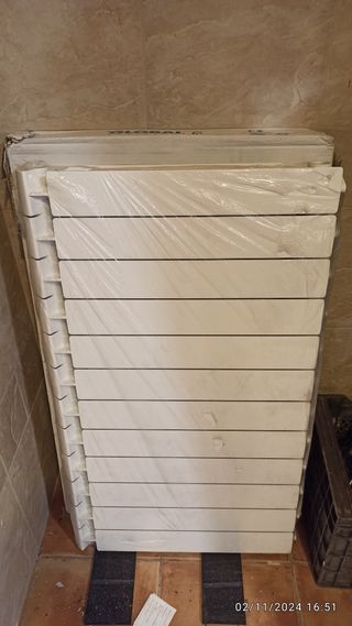 2 Radiadores de aluminio