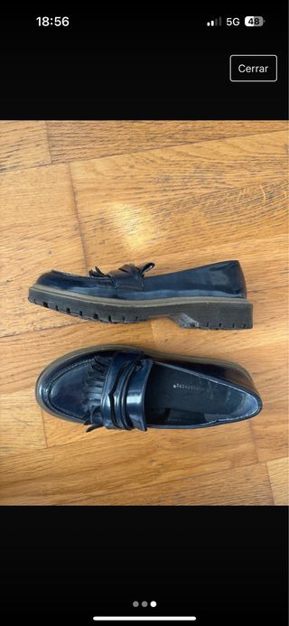 Mocasines azul marino